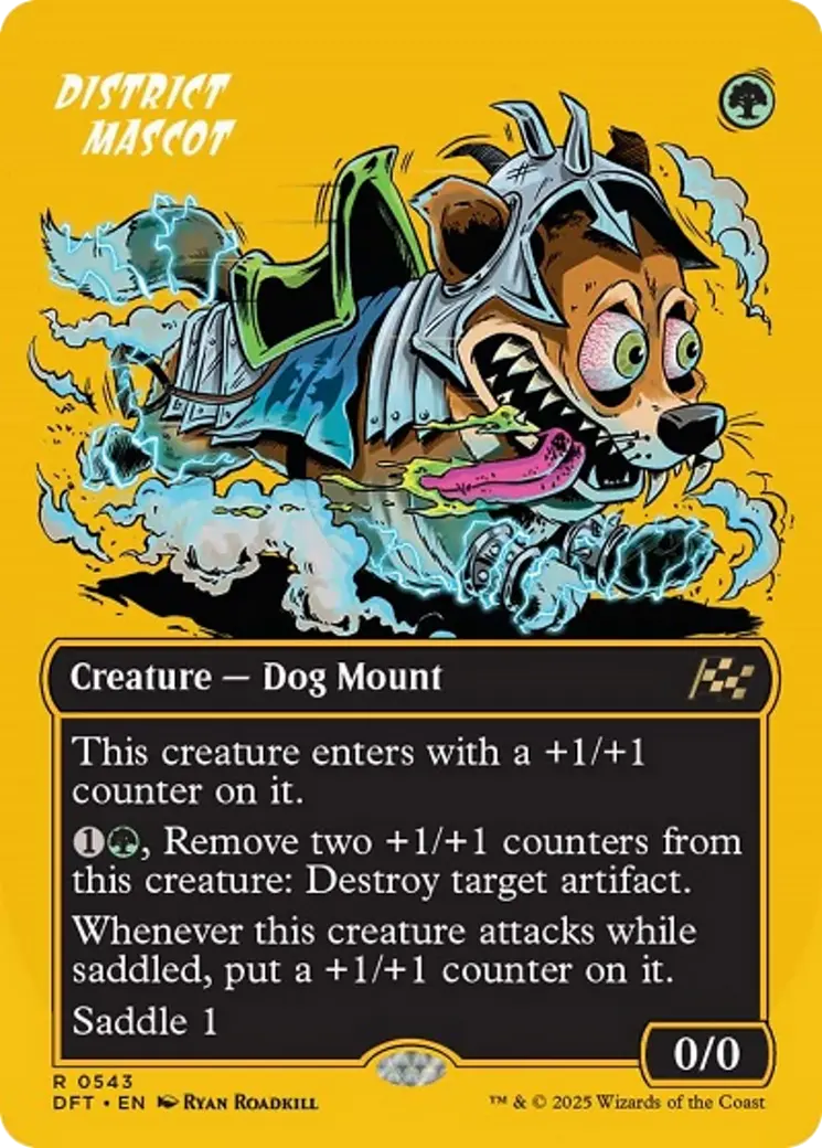 District Mascot (Borderless) (First-Place Foil) [Aetherdrift] 1