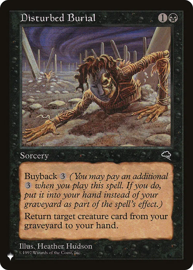 Disturbed Burial [The List] 1