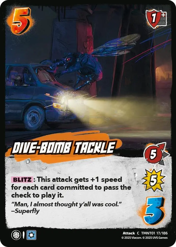 Dive-Bomb Tackle - Teenage Mutant Ninja Turtles (Tmnt) 1