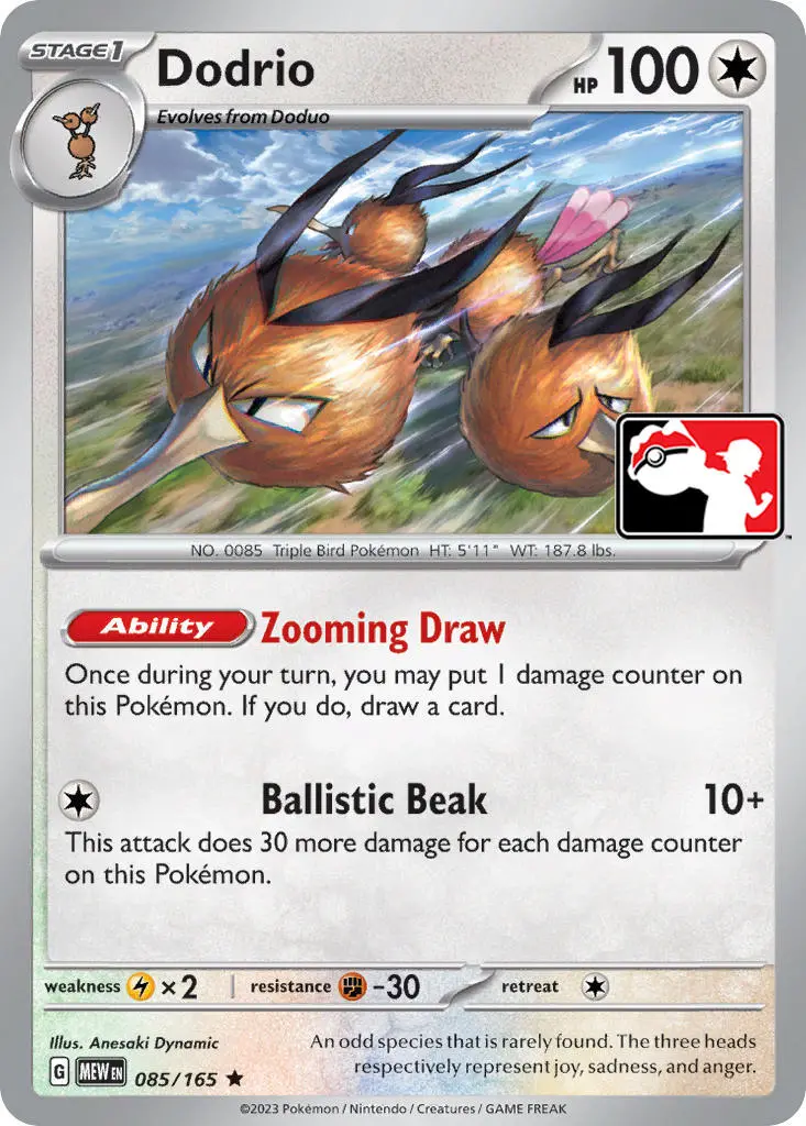 Dodrio (085/165) [Prize Pack Series Five] 1