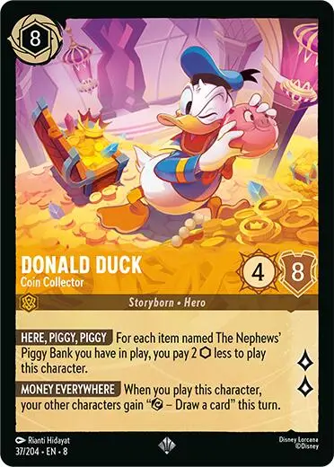 Donald Duck - Coin Collector (37/204) [Reign Of Jafar] 1