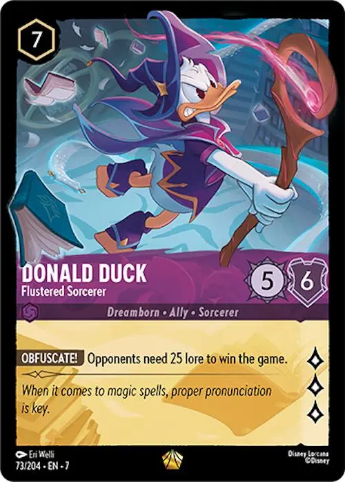 Donald Duck - Flustered Sorcerer (73/204) [Archazia's Island] 1