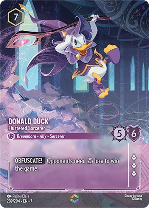 Donald Duck - Flustered Sorcerer (Enchanted) (209/204) [Archazia's Island] 1