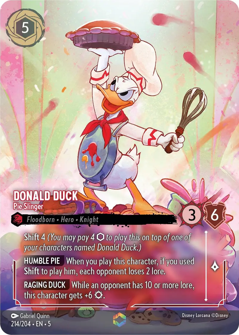 Donald Duck - Pie Slinger (Enchanted) (214/204) [Shimmering Skies] 1