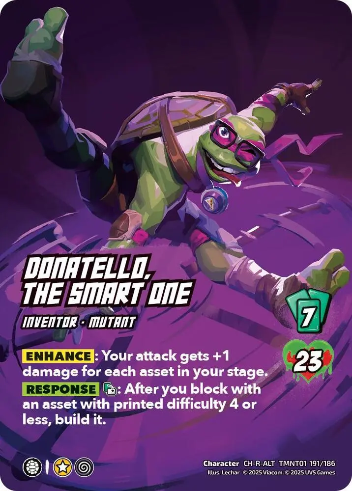 Donatello, The Smart One (Alternate Art) (191) - Teenage Mutant Ninja Turtles (Tmnt) 1