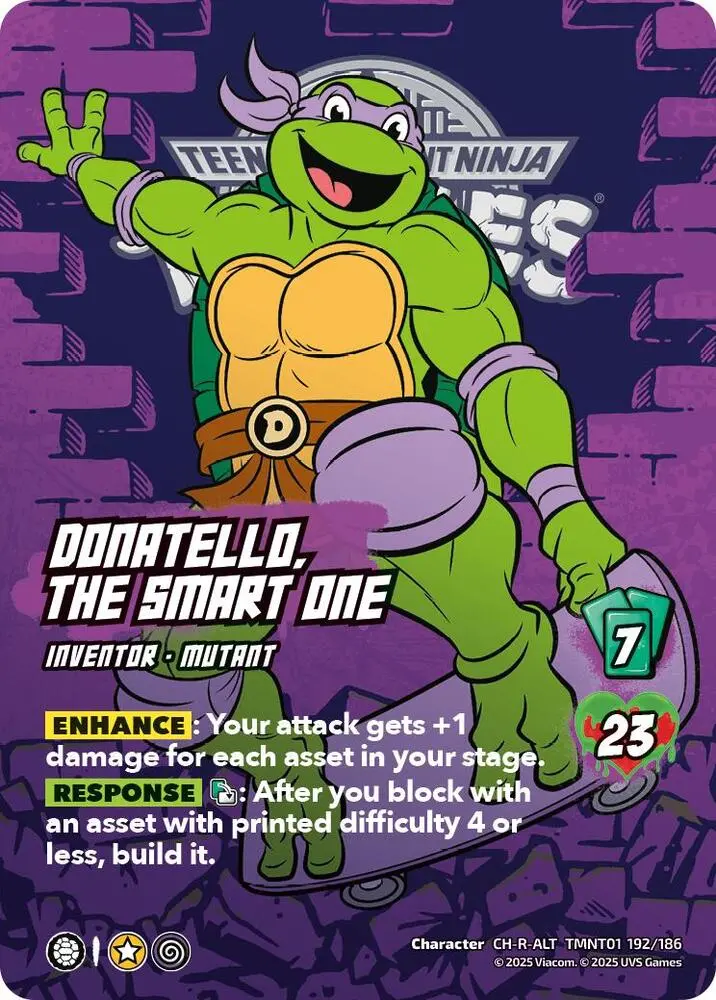 Donatello, The Smart One (Alternate Art) (192) - Teenage Mutant Ninja Turtles (Tmnt) 1