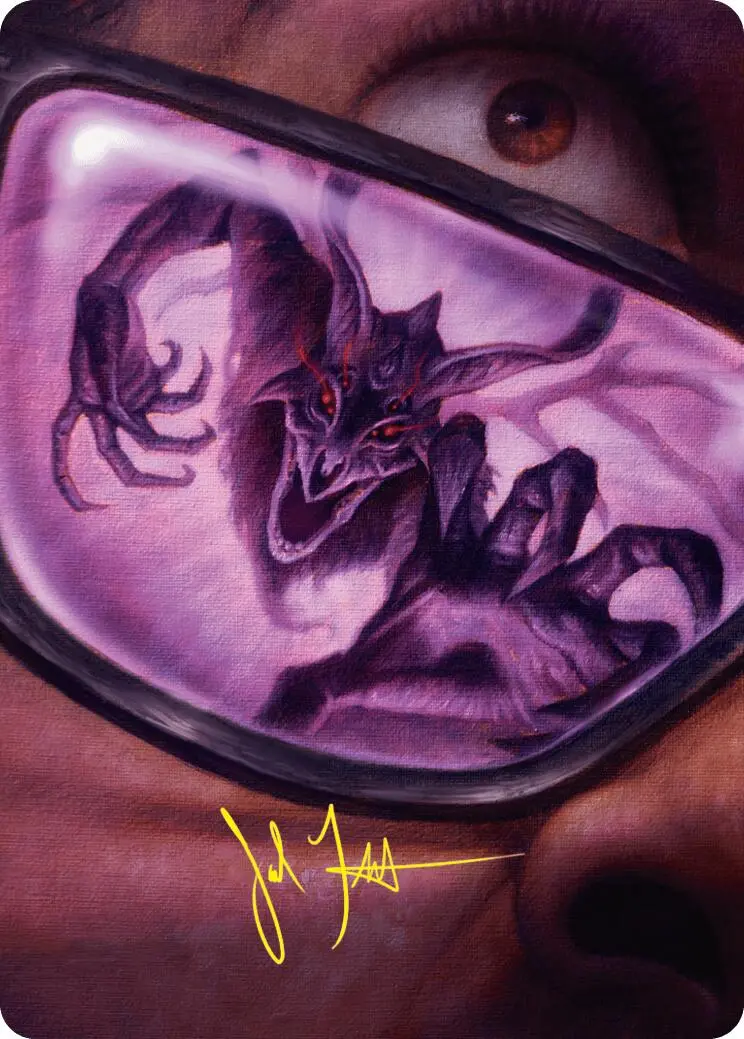 Doomsday Excruciator Art Card (Gold-Stamped Signature) [Duskmourn: House Of Horror Art Series] 1