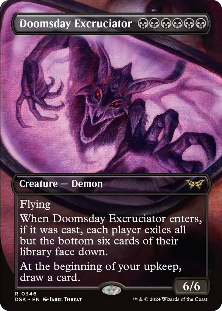 Doomsday Excruciator (Borderless) [Duskmourn: House Of Horror] 1