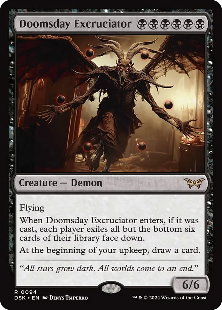 Doomsday Excruciator [Duskmourn: House Of Horror] 1