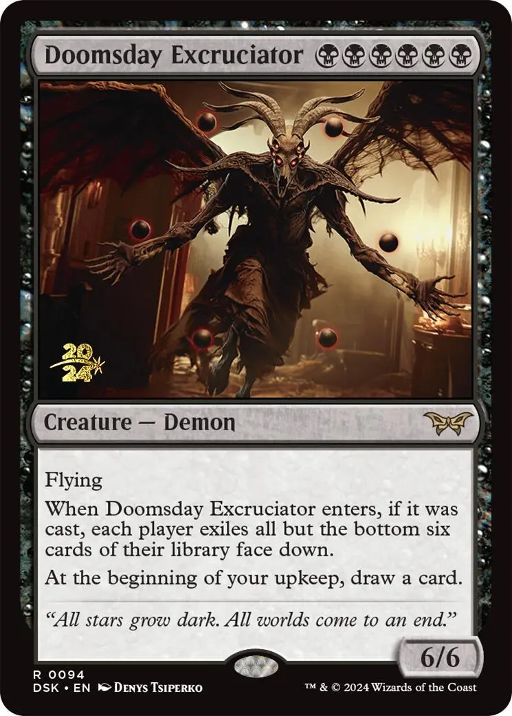 Doomsday Excruciator [Duskmourn: House Of Horror Prerelease Promos] 1