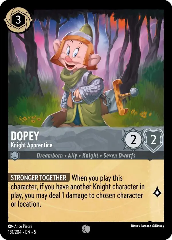 Dopey - Knight Apprentice (181/204) [Shimmering Skies] 1