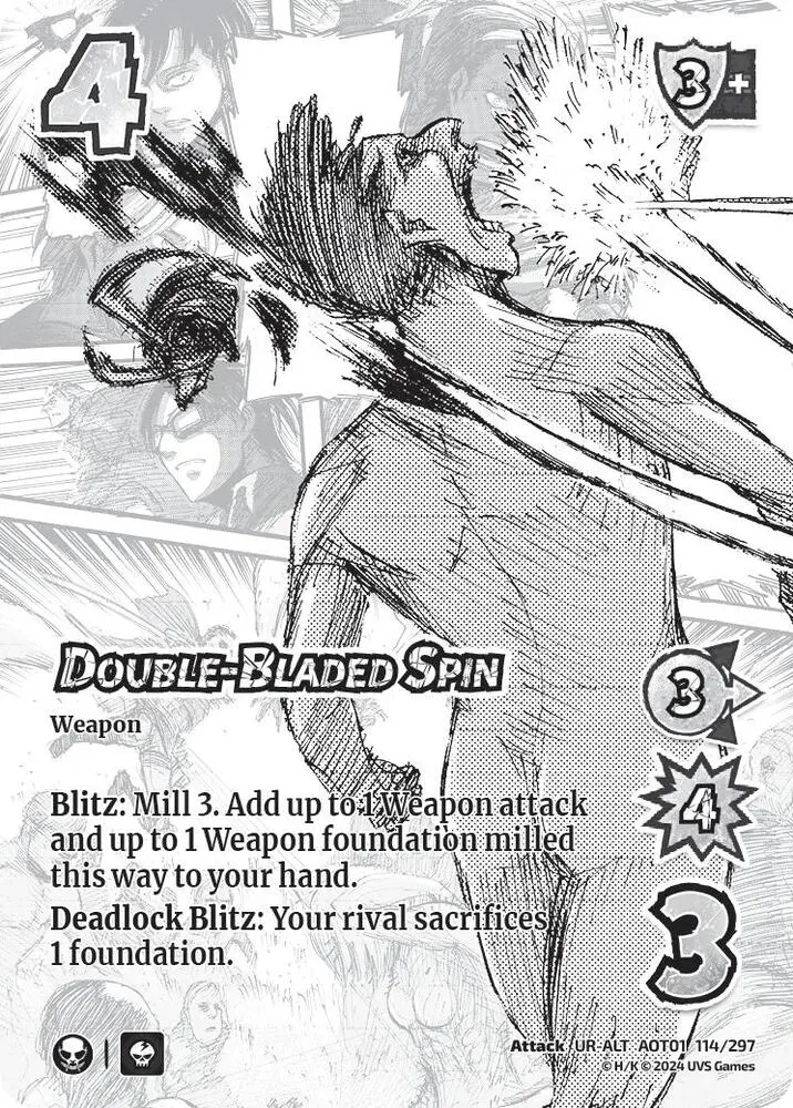 Double-Bladed Spin - Alternate Art - Foil 1