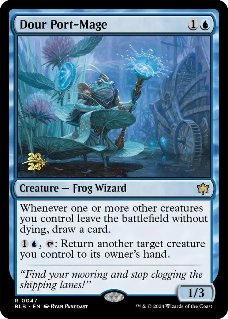 Dour Port-Mage [Bloomburrow Prerelease Promos] 1