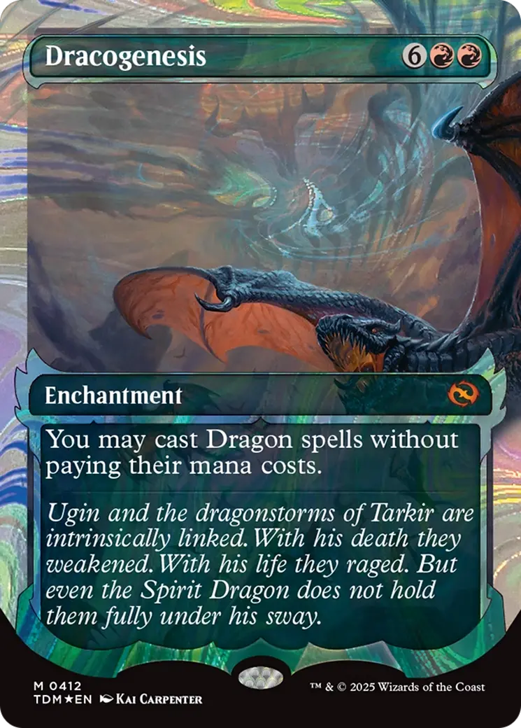 Dracogenesis (0412) (Showcase) (Halo Foil) [Tarkir: Dragonstorm] 1