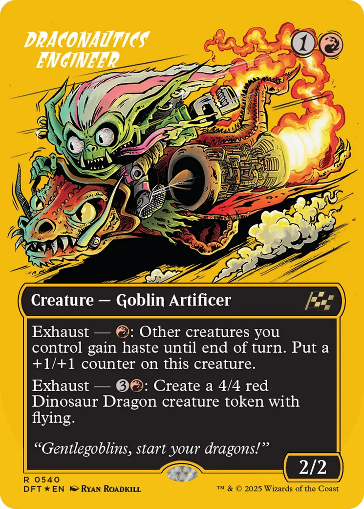 Draconautics Engineer (Borderless) (First-Place Foil) [Aetherdrift] 1