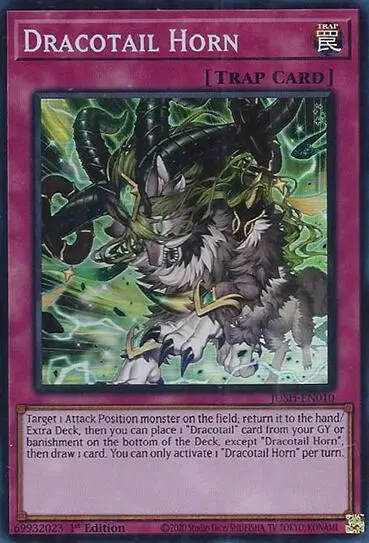 Dracotail Horn (Super Rare) [Jush-En010] Super Rare 1