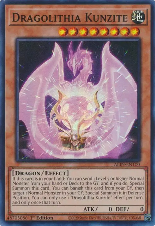 Dragolithia Kunzite [Alin-En100] Super Rare 1