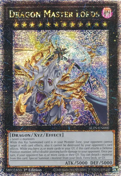 Dragon Master Lords [Alin-En000] Quarter Century Secret Rare 1