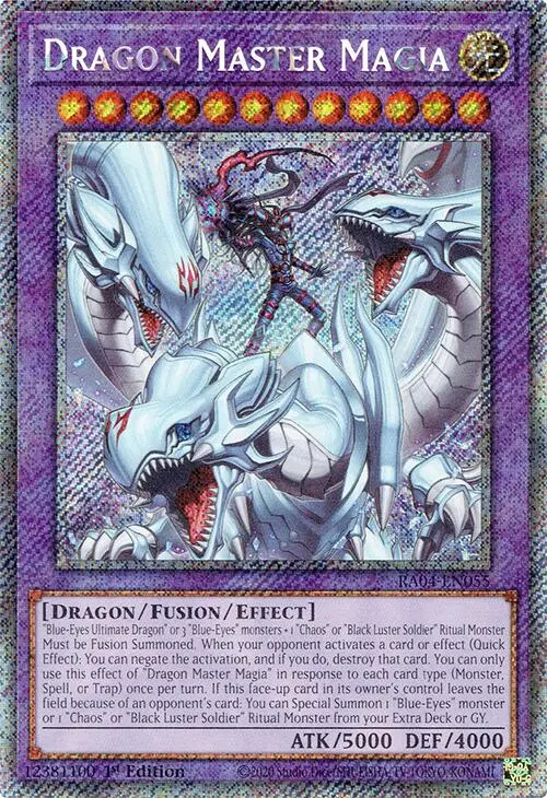 Dragon Master Magia [Ra04-En055] Platinum Secret Rare 1