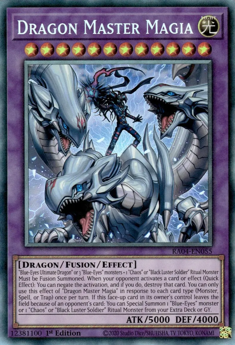 Dragon Master Magia [Ra04-En055] Prismatic Collector's Rare 1