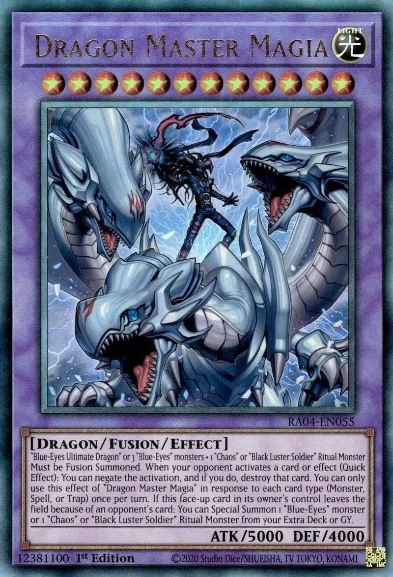 Dragon Master Magia [Ra04-En055] Prismatic Ultimate Rare 1