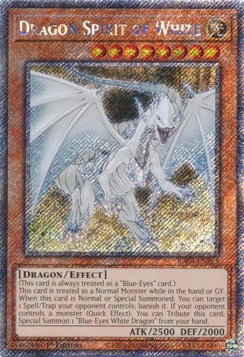 Dragon Spirit Of White [Ra04-En265] Platinum Secret Rare 1