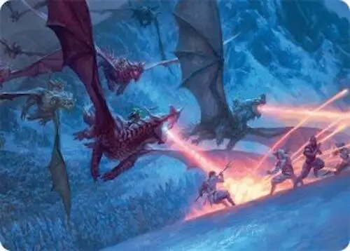 Dragonback Assault Art Card (22/54) [Tarkir: Dragonstorm Art Series] 1