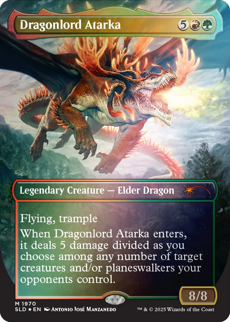 Dragonlord Atarka (Rainbow Foil) [Secret Lair Drop Series] 1