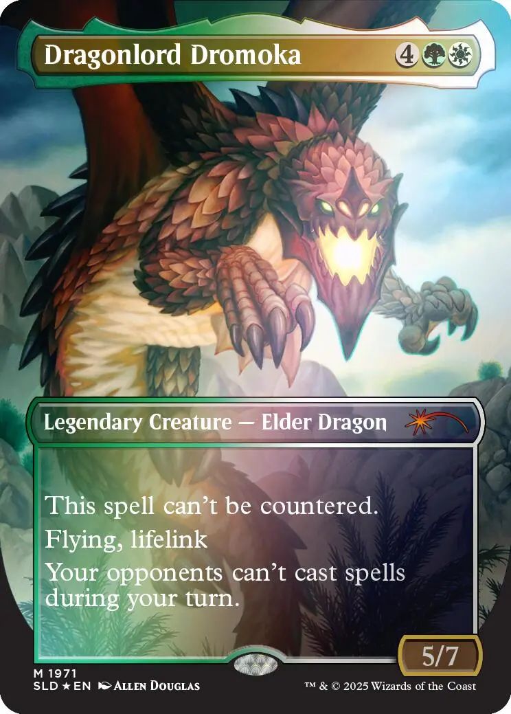 Dragonlord Dromoka (Rainbow Foil) [Secret Lair Drop Series] 1