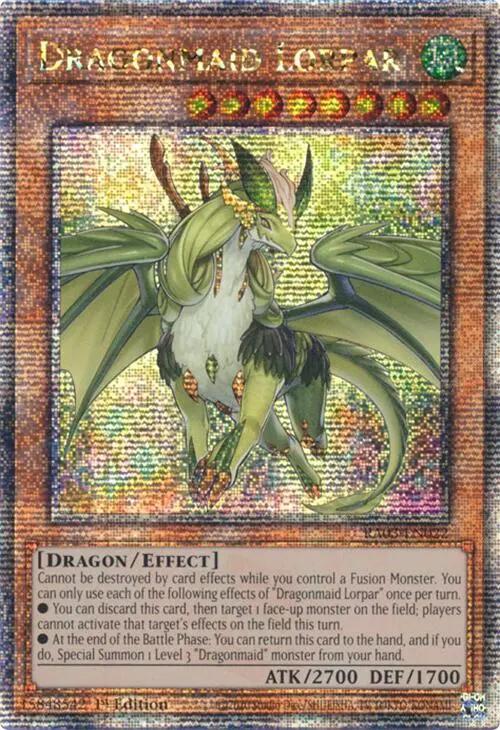 Dragonmaid Lorpar (Quarter Century Secret Rare) [Ra03-En022] Quarter Century Secret Rare 1