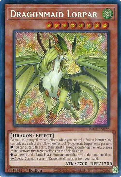 Dragonmaid Lorpar (Secret Rare) [Ra03-En022] Secret Rare 1