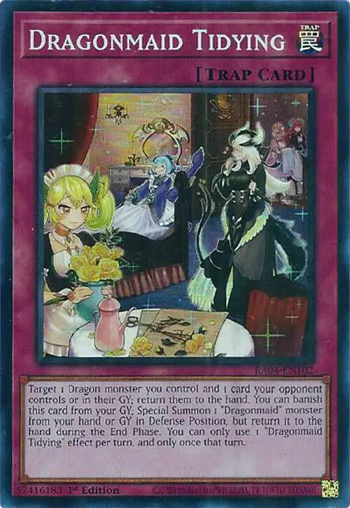 Dragonmaid Tidying [Ra04-En102] Super Rare 1