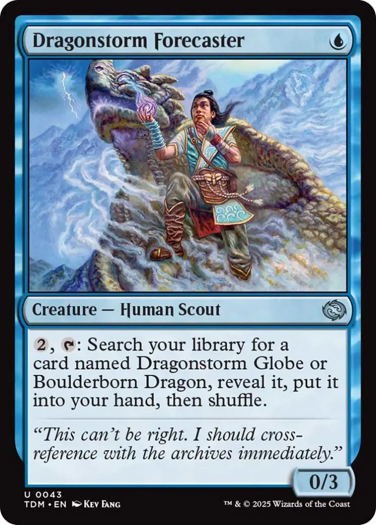 Dragonstorm Forecaster [Tarkir: Dragonstorm] 1
