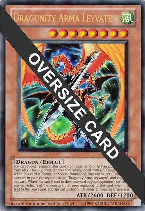 Dragunity Arma Leyvaten (Oversized) [Sddl-En001] Promo 1