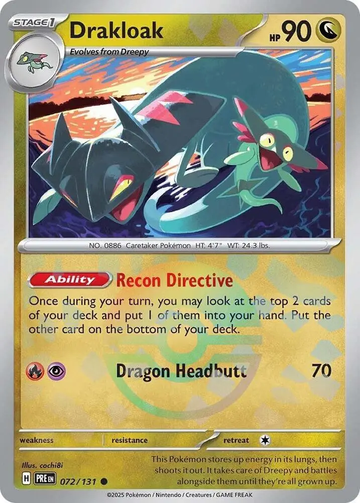 Drakloak (072/131) (Poke Ball Pattern) [Scarlet & Violet: Prismatic Evolutions] 1
