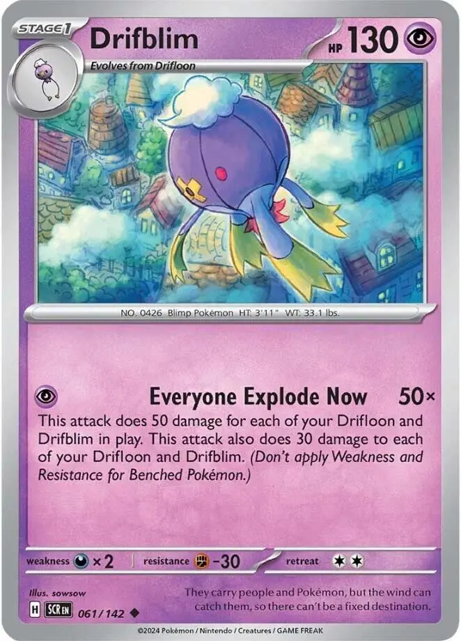 Drifblim (061/142) [Scarlet & Violet: Stellar Crown] 1
