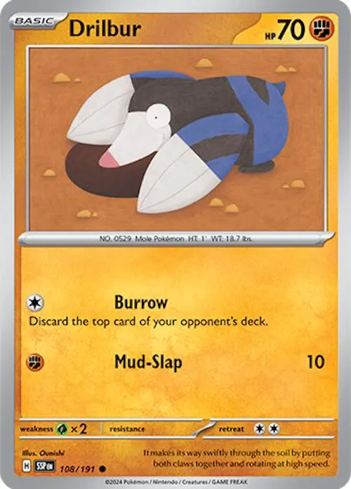Drilbur (108/191) [Scarlet & Violet: Surging Sparks] 1