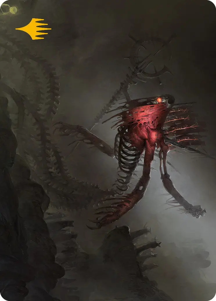 Drivnod, Carnage Dominus Art Card (Gold-Stamped Signature) [Phyrexia: All Will Be One Art Series] 1