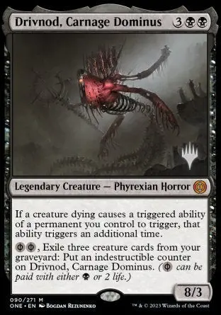 Drivnod, Carnage Dominus (Promo Pack) [Phyrexia: All Will Be One Promos] 1