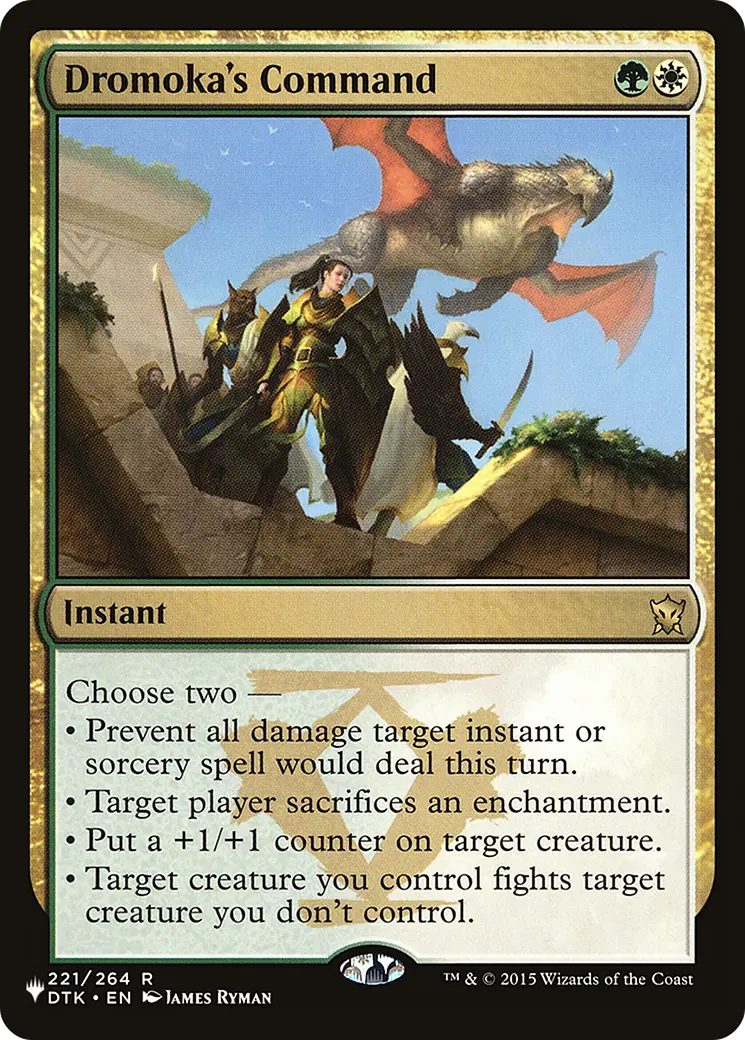 Dromoka's Command [The List] 1