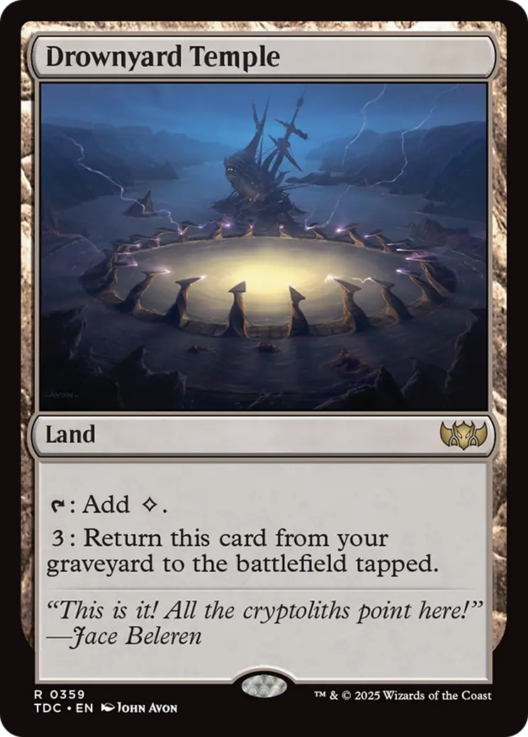 Drownyard Temple [Tarkir: Dragonstorm Commander] 1