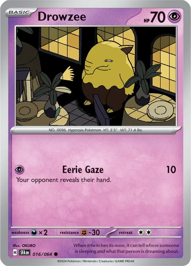 Drowzee (016/064) [Scarlet & Violet: Shrouded Fable] 1