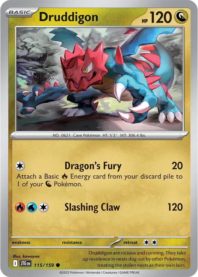 Druddigon (115/159) [Scarlet & Violet: Journey Together] 1