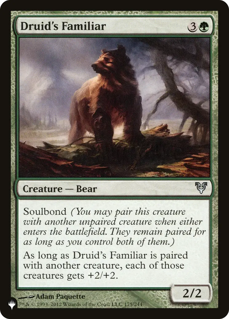 Druid's Familiar [The List] 1