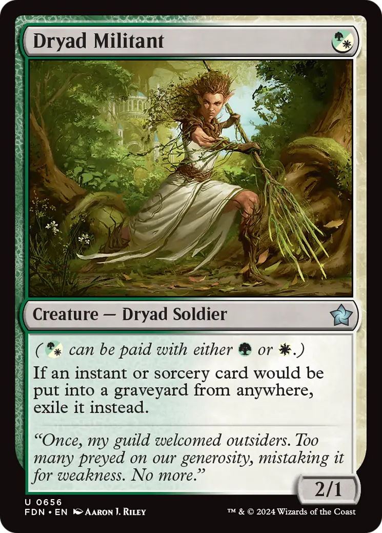 Dryad Militant [Foundations] 1