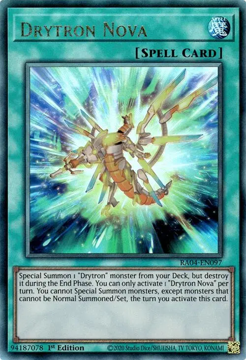 Drytron Nova [Ra04-En097] Prismatic Ultimate Rare 1