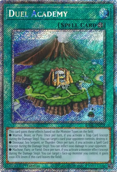 Duel Academy (Card) (Platinum Secret Rare) [Ra03-En275] Platinum Secret Rare 1