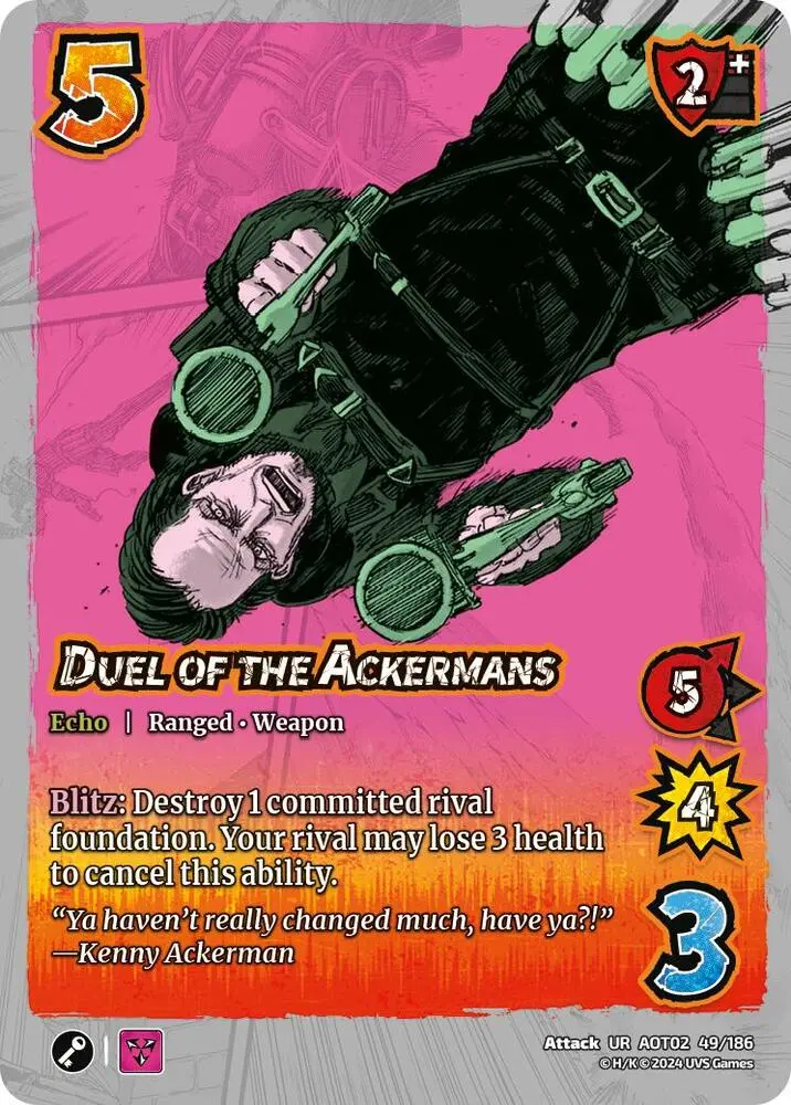 Duel Of The Ackermans - Attack On Titan: Origins Of Power (Aot02) 1