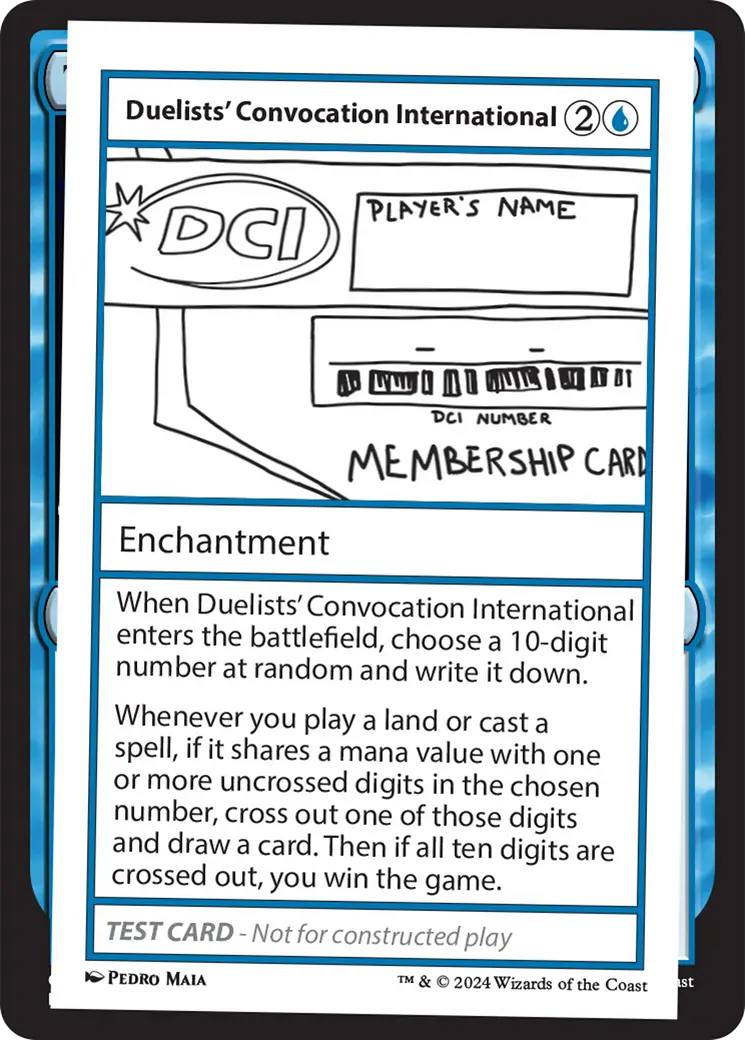 Duelists' Convocation International [Mystery Booster 2 Playtest Cards] 1