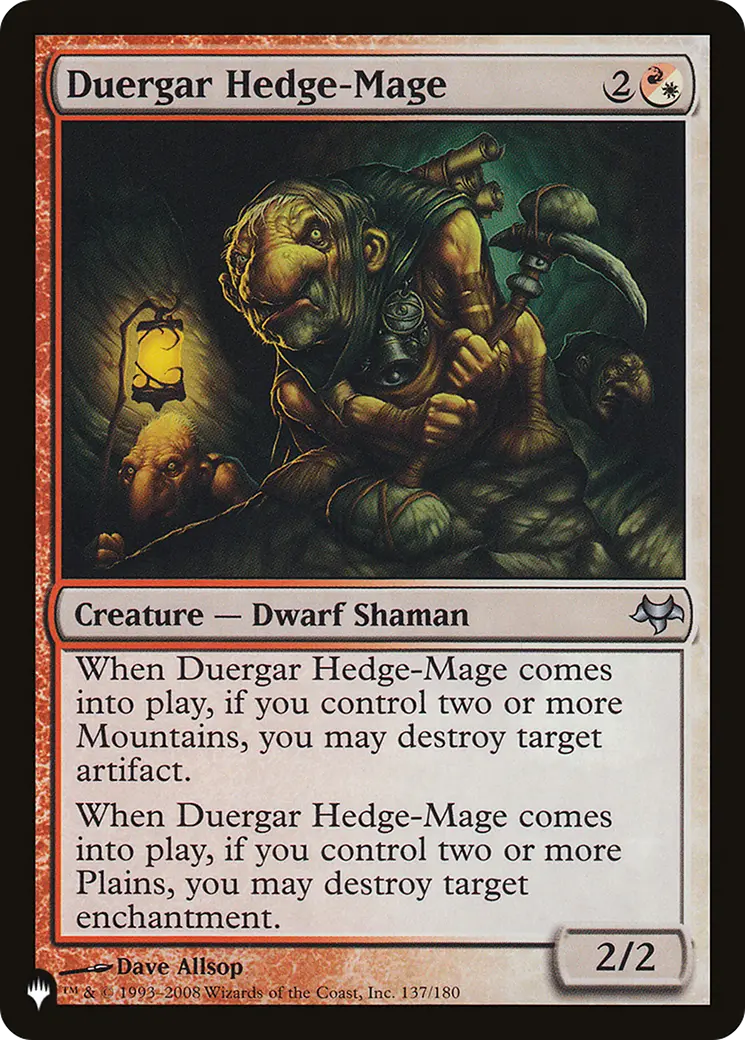 Duergar Hedge-Mage [The List] 1